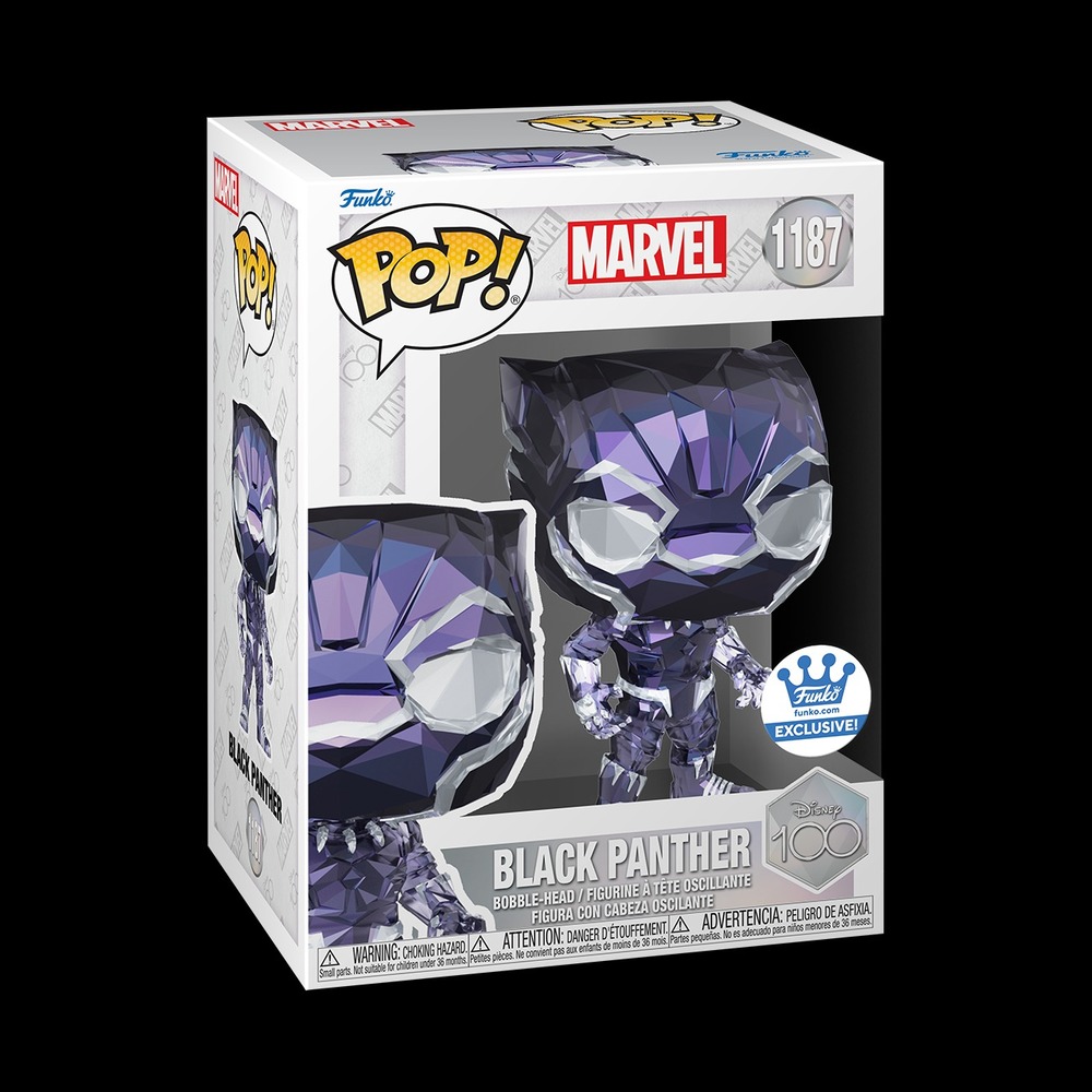 Funko Pop Marvel Disney 100th Black Panther Vinyl Figure 1187 Exclusive